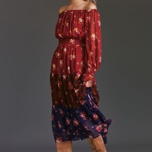 Anthropologie maxi dress
